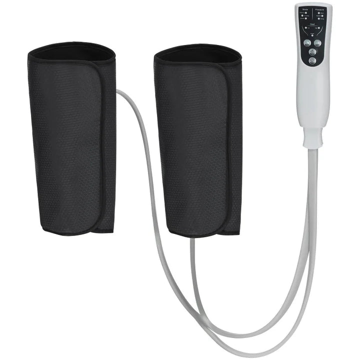 RelaxRiser™ LegEase Pro Heated Air Compression Calf and Leg Massager with handheld controller for circulation, pain relief, and swelling reduction