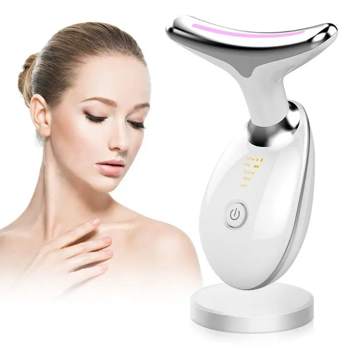 Ultrasonic face lifting and tightening device for skin rejuvenation, wrinkle reduction, and anti-aging therapy – RelaxRiser VSkin